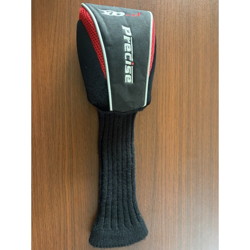 Precise Golf XD-J Junior Driver Headcover Sock Cover Black Red White‎ Pullover